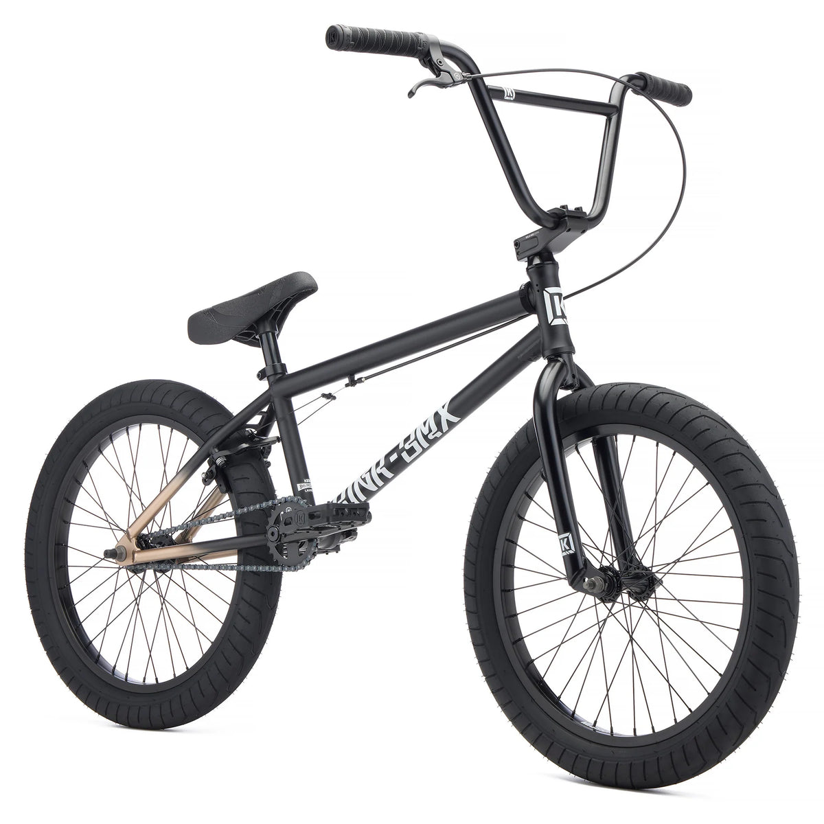 A BMX bicycle with a dark metallic purple frame, black handlebars, black seat, and black tires, photographed on a clean white background.
