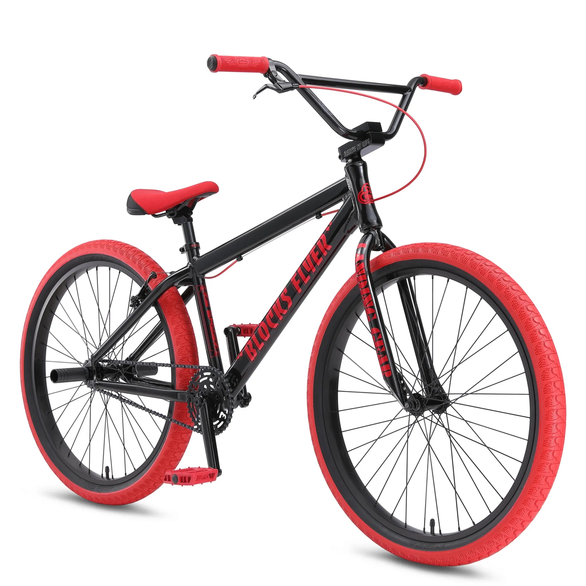 ［引き取り限定］SEBIKES BMX レッド 24インチ　整備済み！ SE Bikes Blocks Flyer 26
