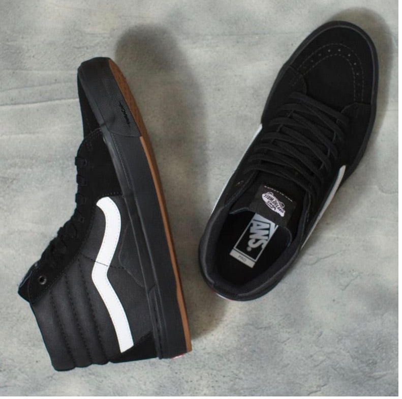 Bmx Black And White Stripe Vans Bike Vans Sk8 Pro Bmx Vans Sk8-Hi