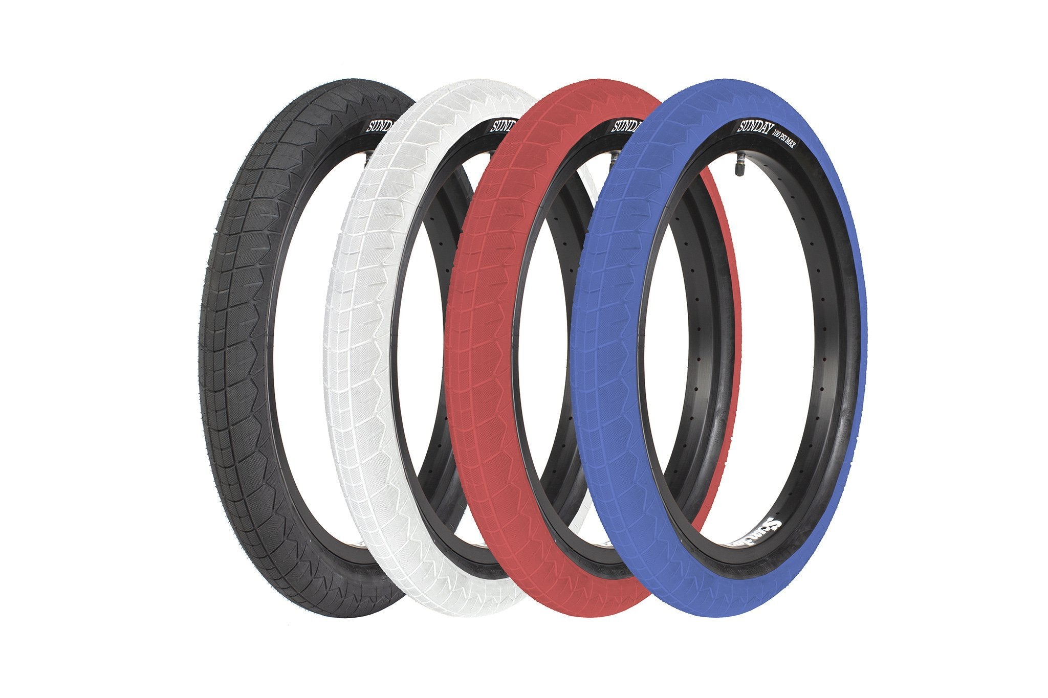 sunday② Sunday Street Sweeper Tire - 20 x 2.4, Clincher, Wire