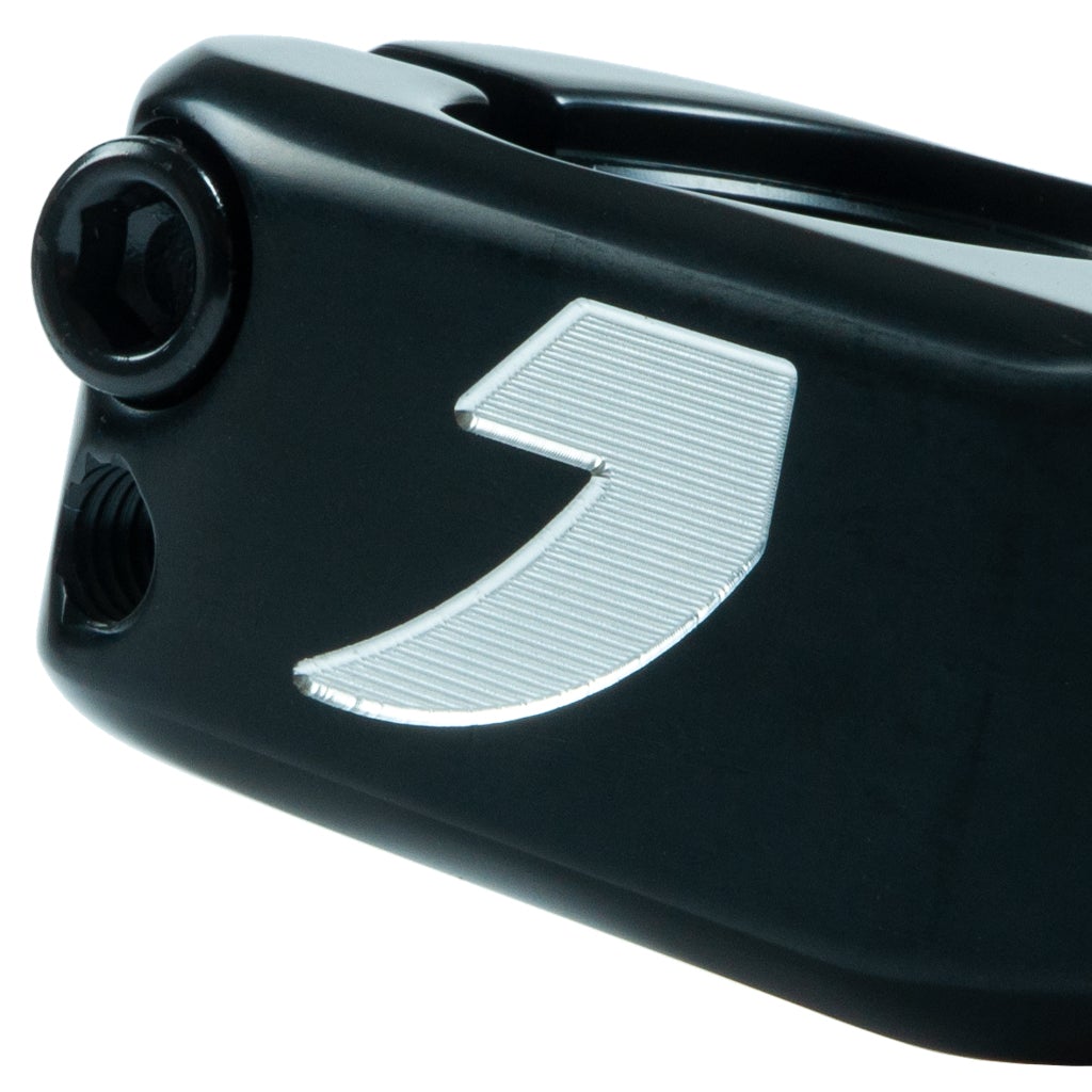 Tall Order Logo Stem - Black With Silver Logos 50mm Reach